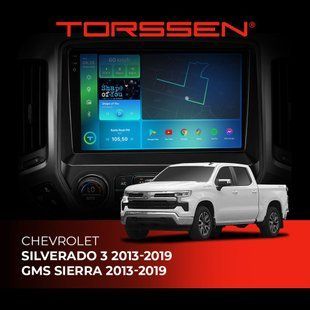 Штатна магнітола Torssen 2K Chevrolet Silverado 3 13-19 GMC Sierra 13-19 FL9 4+64Gb 4G Carplay DSP 202305561 фото