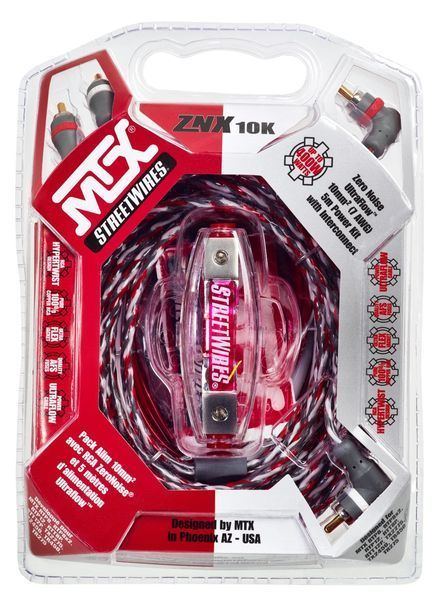 Комплект для 2-го підсилювача MTX StreetWires ZNX10K 202309187 фото