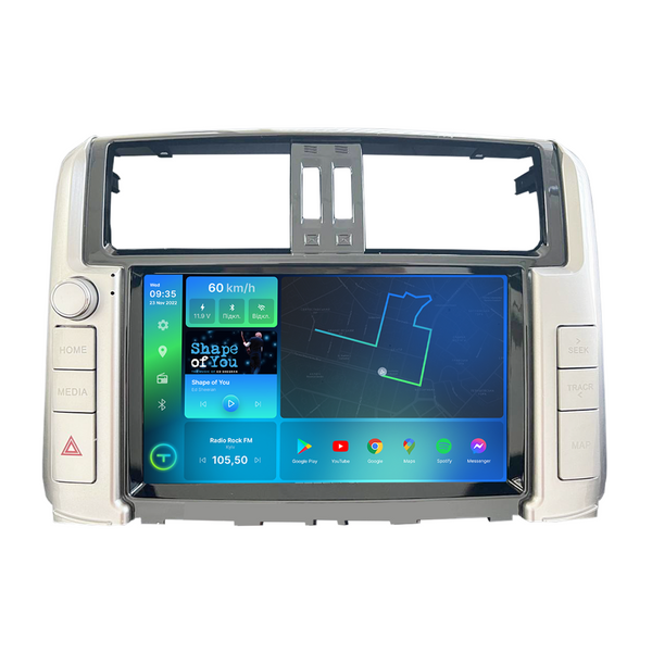 Штатна магнітола Torssen Toyota Prado 150 09-13 FL9 4+64Gb 4G Carplay DSP з крутилкою 202306634 фото