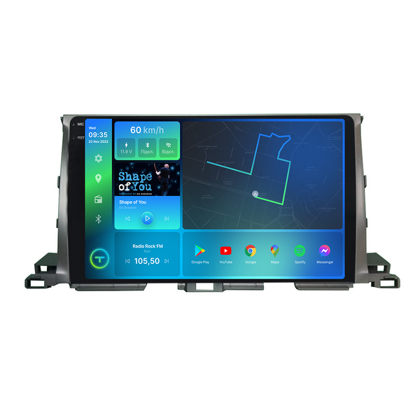 Штатна магнітола Torssen 2K Toyota Highlander XU 50 2016- FL10 4+64Gb 4G Carplay DSP 202306015 фото