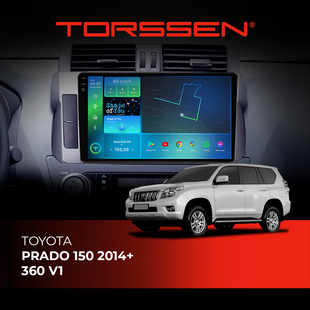 Штатна магнітола Torssen 2K Toyota Prado 150 2014+ 360 V1 F108256 4G Carplay DSP 202307250 фото