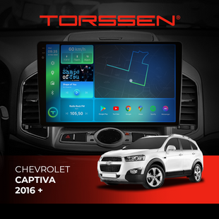 Штатна магнітола Torssen 2K Chevrolet Captiva 16+ FL10 4+64Gb 4G Carplay DSP 202305549 фото