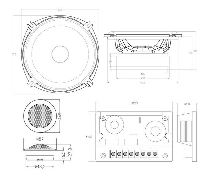 Компонентна акустика MTX TX650S 202301466 фото