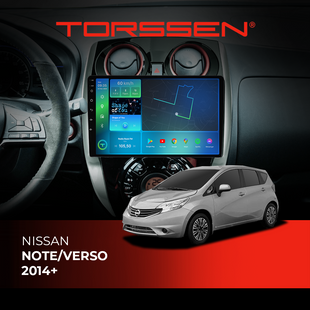 Штатна магнітола Torssen Nissan Note/Verso 2014+ FL10 4+64Gb 4G Carplay DSP 202306467 фото
