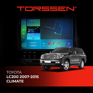 Штатна магнітола Torssen 2K Toyota LC200 2007-2015 climate FL10 4+64Gb 4G Carplay DSP 202306021 фото