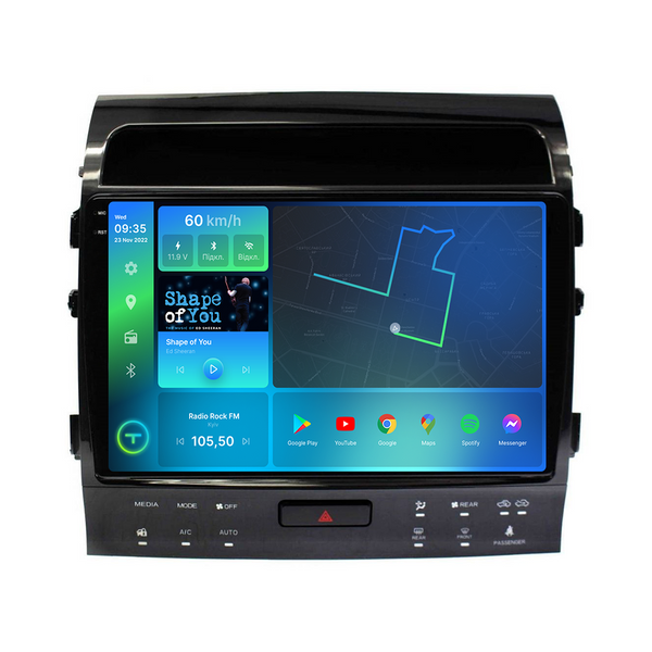 Штатна магнітола Torssen 2K Toyota LC200 2007-2015 climate FL10 4+64Gb 4G Carplay DSP 202306021 фото