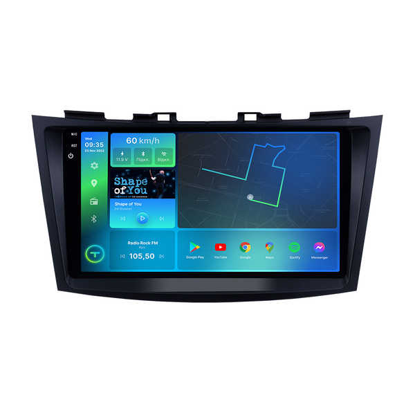 Штатна магнітола Torssen 2K Suzuki Swift 2011-2016 FL9 4+64Gb 4G Carplay DSP 202305976 фото