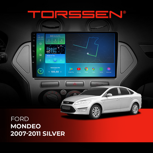 Штатна магнітола Torssen Ford Mondeo 07-11 silver FL9 4+64Gb 4G Carplay DSP 202306183 фото