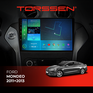 Штатна магнітола Torssen Ford Mondeo 11+13 black FL9 4+64Gb 4G Carplay DSP 202306186 фото