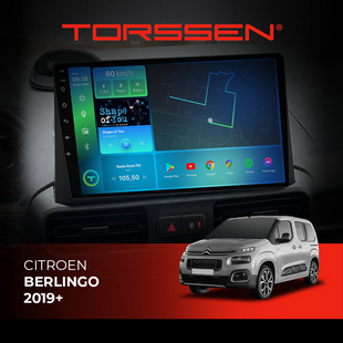 Штатна магнітола Torssen Citroen Berlingo 2019+ FL10 4+64Gb 4G Carplay DSP 202306133 фото