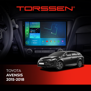 Штатна магнітола 2K Torssen Toyota Avensis 2015-2018 FL9 4+64Gb 4G Carplay DSP 202305520 фото