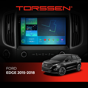 Штатна магнітола Torssen Ford Edge 2015-2018 knob FL9 4+64Gb 4G Carplay DSP 202309059 фото