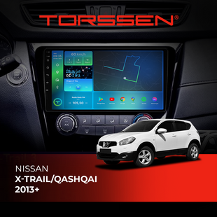 Штатна магнітола Torssen Nissan Xtrail/Qashqai 2013+ FL10 4+64Gb 4G Carplay DSP 202306490 фото