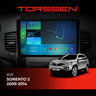 Штатна магнітола Torssen Kia Sorento 2 2009-2014 FL10 4+64Gb 4G Carplay DSP 202306352 фото